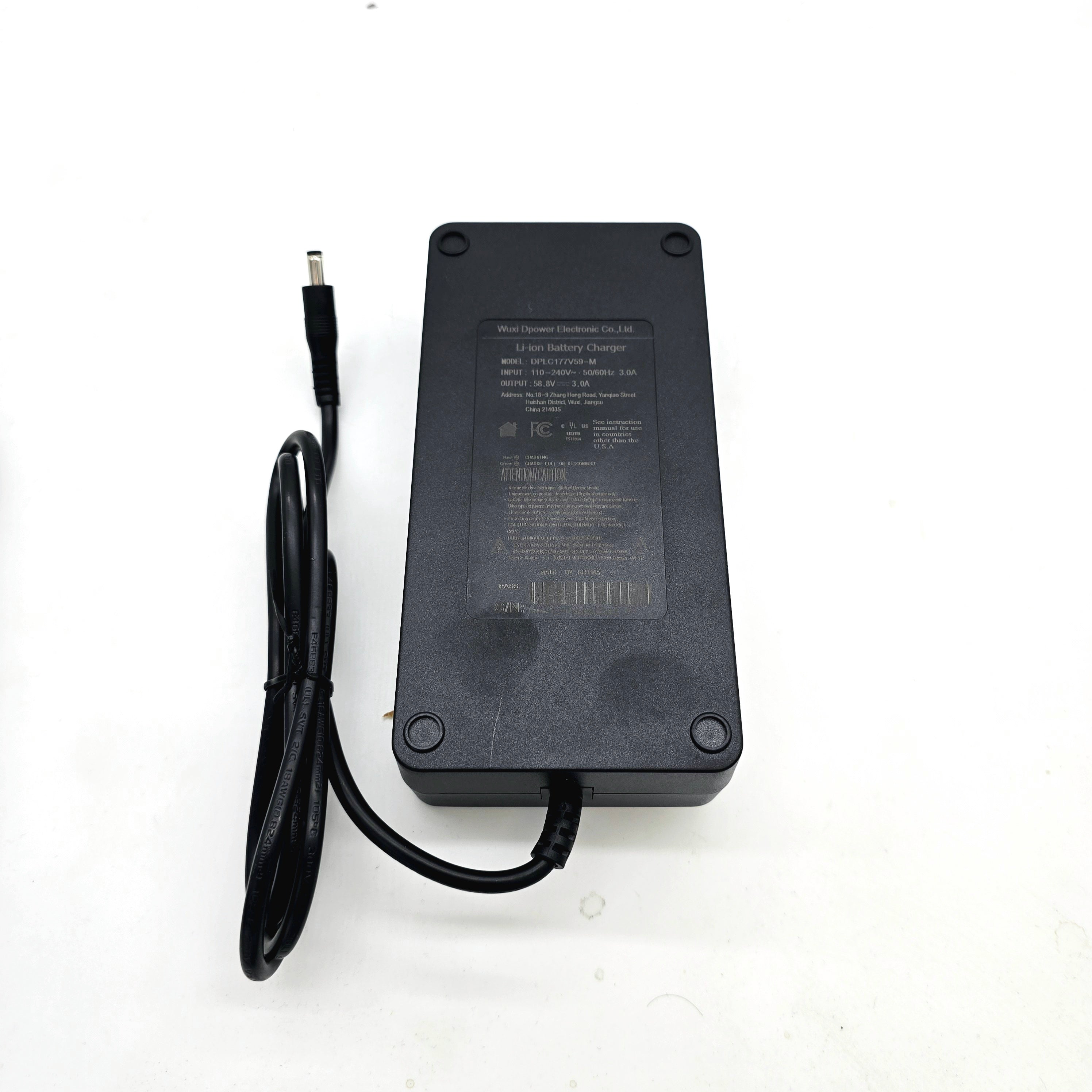 Charger 3A 52V (58.8) Wuxi D Power