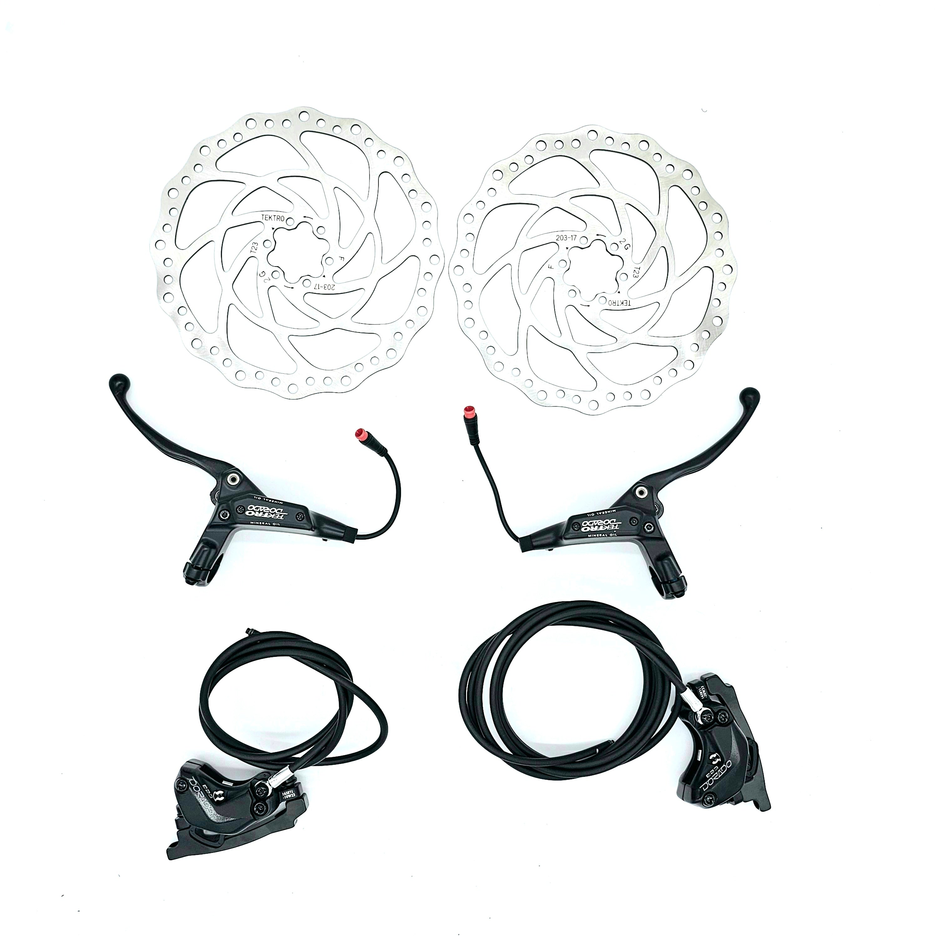 Kit de frein Tektro E730 Kit 4 pistons