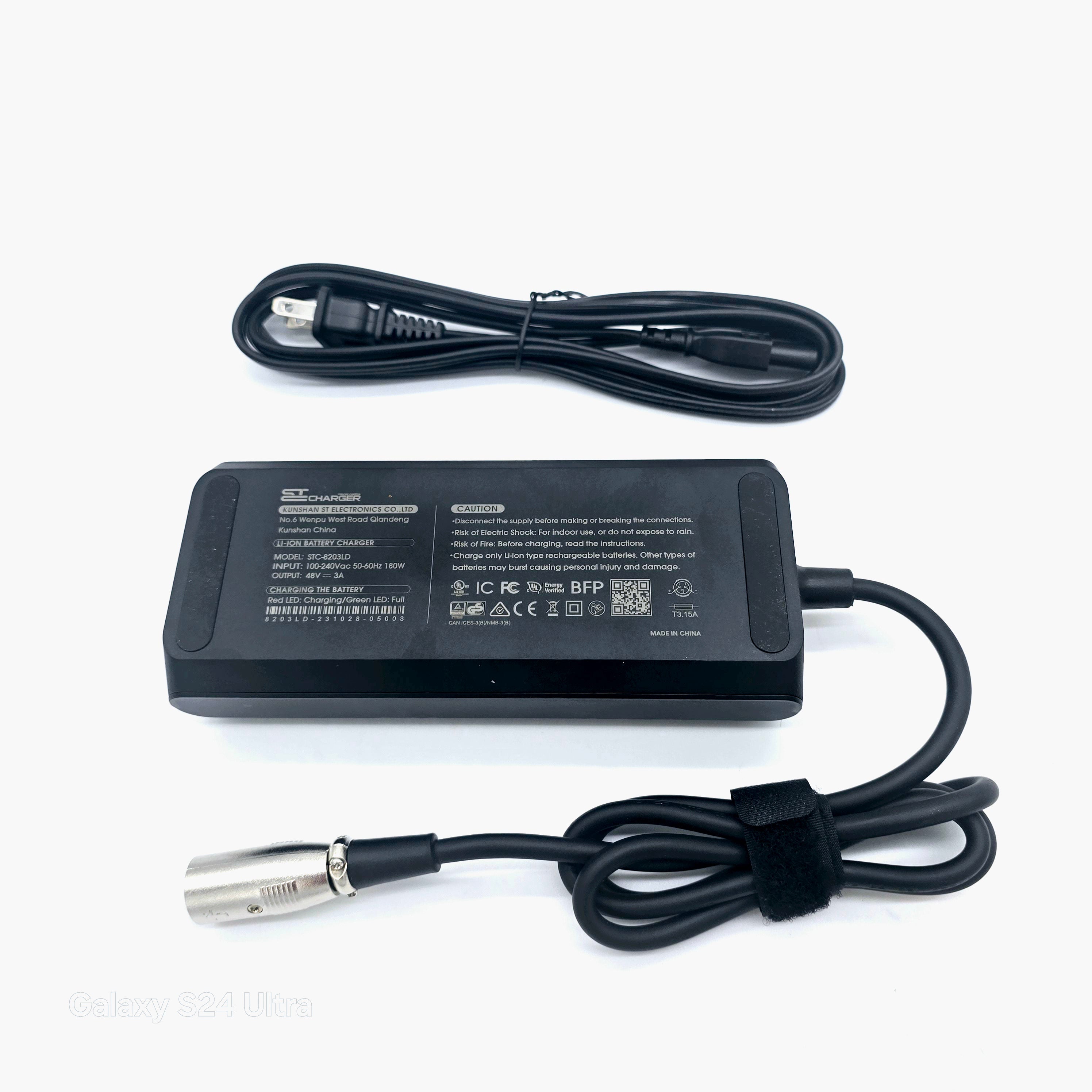 Charger 3A 48V St 3 Pin