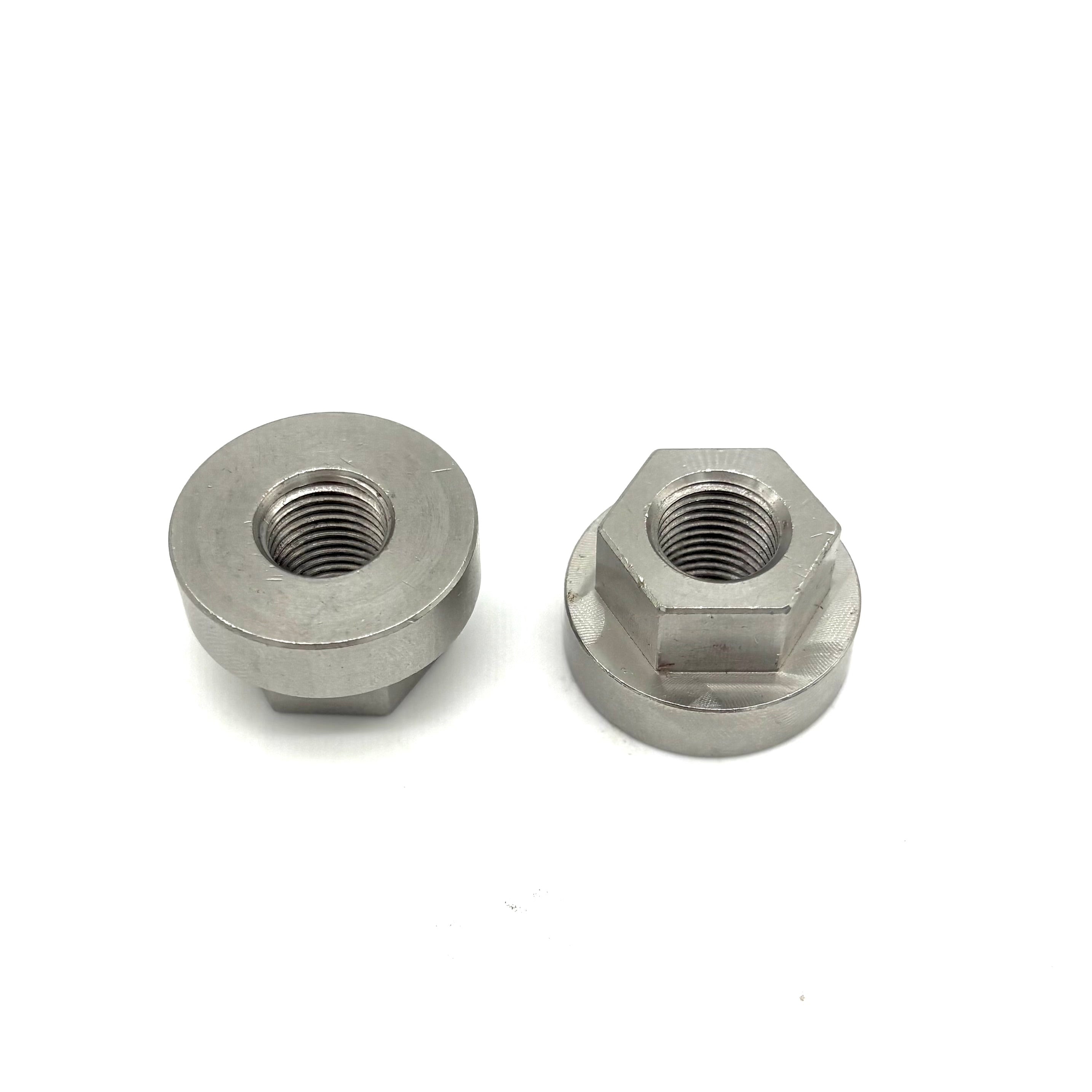 Axle Nut Flanged 18mm 2 pack